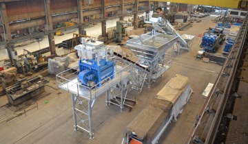 Guinea: GCP 100 CT Compact Concrete Mixing Plant has been delivered