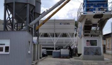 Ukrain: GMP 100 CT SE Mobile Concrete Mixing Plant construction has completed