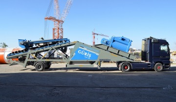 Tajikistan: 2 Mobile Concrete Mixing Plants (GMP 100 CT) have been delivered