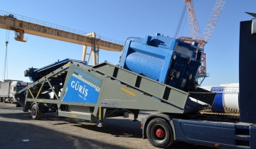 Tacikistan: 2 Adet GMP 100 CT Model Mobil Beton Santrali teslim edildi