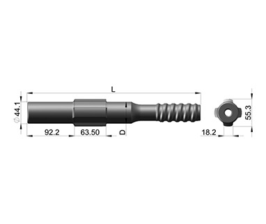 COP 1132 - R32, L = 410mm, D = 35mm